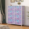 YITAHOME Fabric Dresser Drawer, Tall Storage with 8 Drawers, Dresser