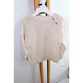 Cat & Jack Unisex Sweater Boys Girls Size 12 Months NEW NWT Tan