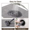 Pauwer Bathroom Rugs Sets 3 Piece, Ultra Thin Bath Mat