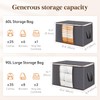 SsnDdm 2-Size Clothing Storage Boxes – 4/6/8-Pack folding clothing storage