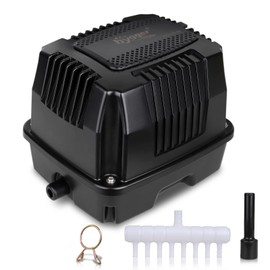 hygger Pond Aerator Linear Air Pump Powerful Quiet Commercial Tank Air Pump Pond Pump for Pond Aeration Waste Treatment Septic Fish Farm Hydroponic Aquarium Seafood Restaurant