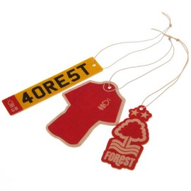 Nottingham Forest FC 3pk Air Freshener Official Merchandise