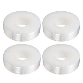 HARFINGTON 4pcs Fruit Tree Grafting Tape 2CM x 200M 0.3" Dia PE Stretchable Garden Grafting Plants Nursery Repair Tapes Self Adhesive Floristry Film for Floral Tree and Poly Budding, White