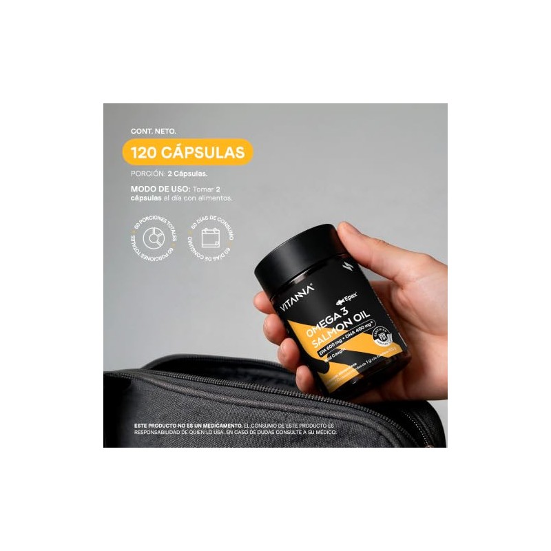 Vitanna Omega 3 Aceite de Salmón Noruego