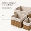 Rattanzenith Wicker Storage Baskets Set of 3, Bathroom & Shelf