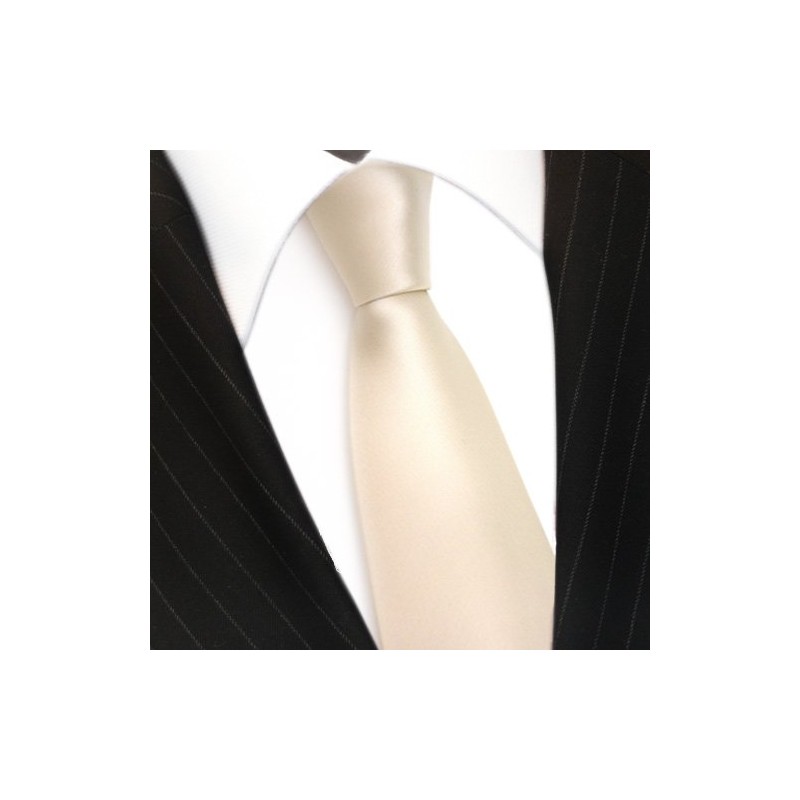 Slim TigerTie, Designer Satin Tie, Plain, in Various Colours. -