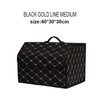 Foldable PU Leather Car Trunk Organizer with Lid, Large Capacity