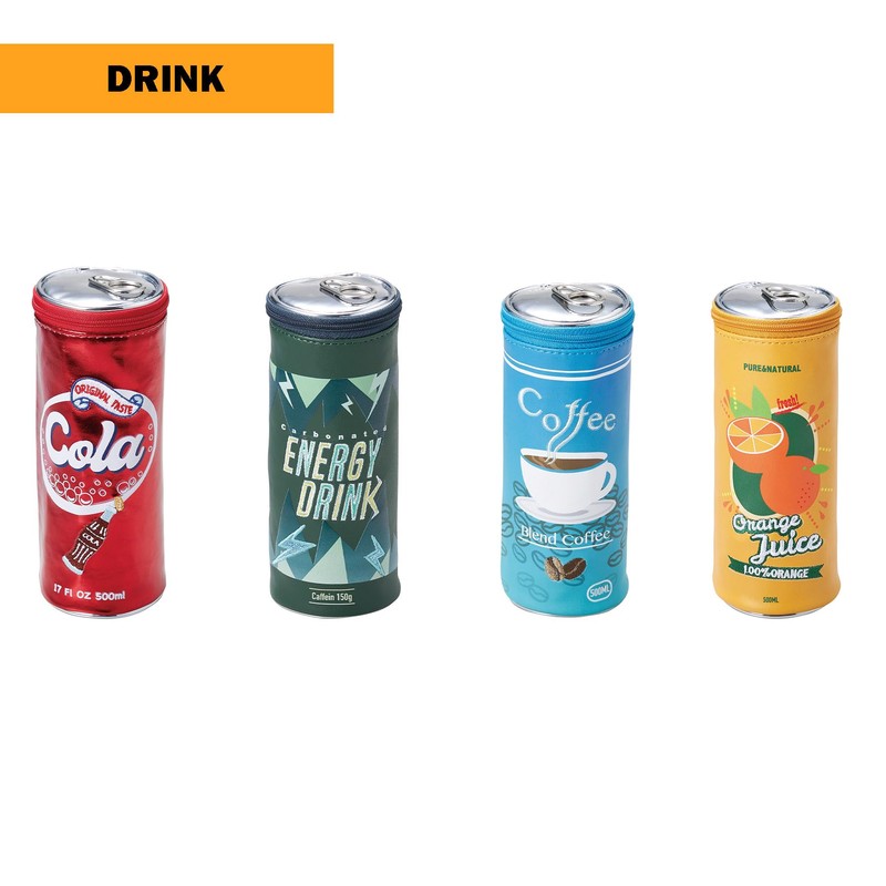 Marushin 0585017200 Canned Coffee, Food, Funny, Pencil Case, Cosmetic Pouch