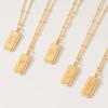 Fettero Women's Necklace, 14k Gold, Hypoallergenic, Simple, Pendant, Chain, Popular