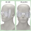 Plastic Ventilated Eye Shields Plastic Eye Coverings with Small Hole