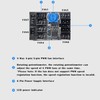 MEIRIYFA 3 Pin 4 Pin Fan Adapter PWM PC Chassis
