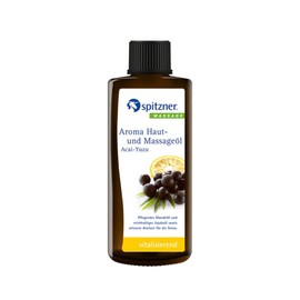 Aroma Skin & Massage Oil Acai Yuzu (190 ml) - Revitalising Massage Oil with Jojoba Oil, Almond Oil, No Preservatives