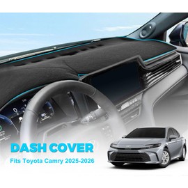 GZSH Dash Cover Mat fit for Toyota Camry 2025-2026 with Dust Brush |Easy to Install| |Full Cover| Toyota Camry Dashboard Cover