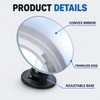 Round Blind Spot Mirrors for Cars – 360° Adjustable Wide-Angle
