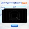 Pohxev Jigsaw Puzzle Mat Roll Up, Portable Saver Pad 53”
