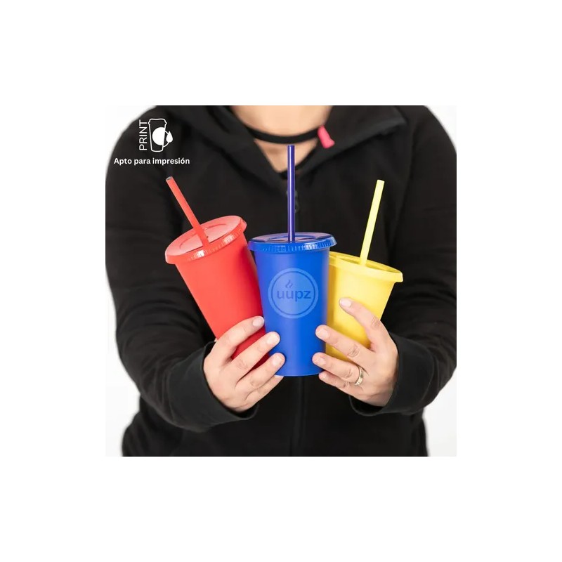 100 Vasos Reusables Uupz 16 Oz Bautizo Recuerdo Bolo Mayoreo