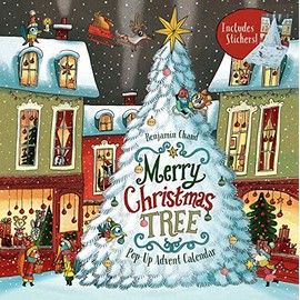 Merry Christmas Tree Pop-Up Advent Calendar: (Books for Family Holiday Games, Christmas Tree Advent Calendar)