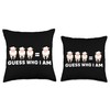 Guess Who I Am Sheep Throw Pillow