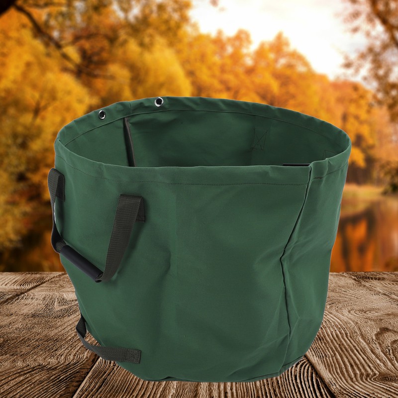 Garden Waste Bag Reusable Large Capacity Foldable Waterproof Dust Proof