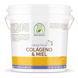 Crema De Colágeno Con Miel Anti-edad Con Filtro Solar 4 Kg Tipo De Piel Todo Tipo De Piel