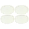 CorningWare F-15-PC 15oz French White Plastic Lid (4-Pack)