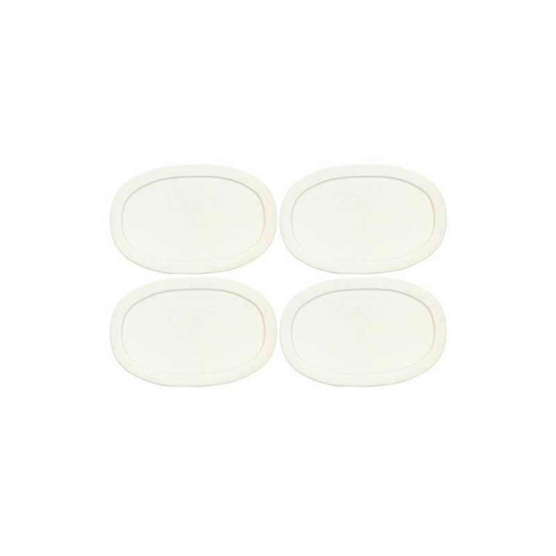CorningWare F-15-PC 15oz French White Plastic Lid (4-Pack)