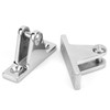 2pcs Bimini Top 90° Deck Hinge 316 Stainless Steel Heavy