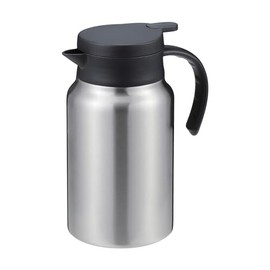 Pearl Metal Eleenot HC-248 Thermal Insulated Pot, Tabletop Pot, 59.2 fl oz (1,500 ml), 3.5 gal (1.5 L), Stainless Steel, Double Wall Vacuum Construction, Silver