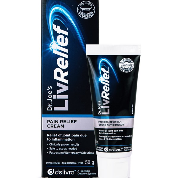 LivRelief Pain Relief Cream, 50g
