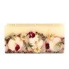 Rosy Rings Botanical Large Brick Candle, 3 Wicks, 160 Hour
