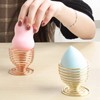 3 Pieces Makeup Sponge Holder Stainless Steel Wire Spiral Spring