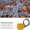 Wind Pressure Transmitter Yellow Micro Pressures Differential Sensor DC24V 4‑20mA0-100kpa