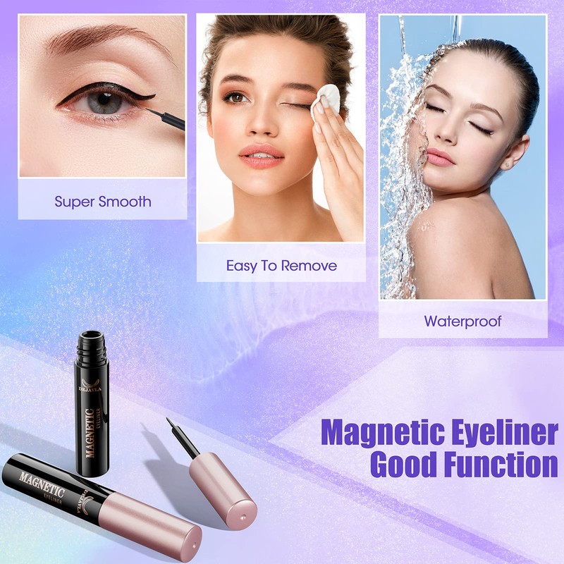 DEJAVIA DEJAVIA Magnetic Lashes [10 Pairs], Premium Natural Looking Magnetic