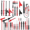Goupchn 25PCS Silicone Multimeter Test Leads Kit with Replaceable Wire