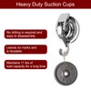 HARFINGTON 4pcs Suction Cups Hooks Powerful Vacuum Multi-Purpose Suction Shower