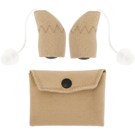 Hearing Aid Covers: Protect Hearing Aids from Sweat, Moisture, Dust, Wind and Shocks, Includes a Pair of Hearing Aid Covers and a Storage Bag, Fits Hearing Instruments 1.4”, Medium