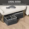 Aokeyee Shoe Organizer for Closet,2 Pack Foldable Shoe Storage Organizer
