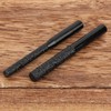 2Pcs Diamond Router Bits Black Brazed Straight Shank for Quartz