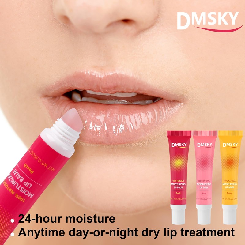 Dmsky 24 Pack Lip Gloss Bulk, Squeeze Clear Lip Gloss