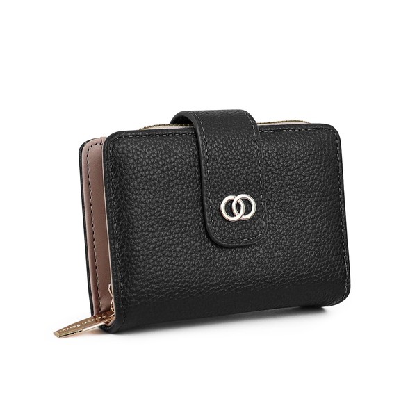 AfitLulu All-in-One Folding Wallet Women, Compact Wallet for Woman with