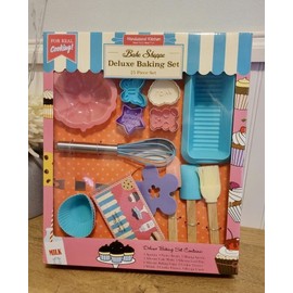 Handstand Kitchen Kitchen Bake Shoppe 25-piece Deluxe Real Baking Set with Recipes for Kids