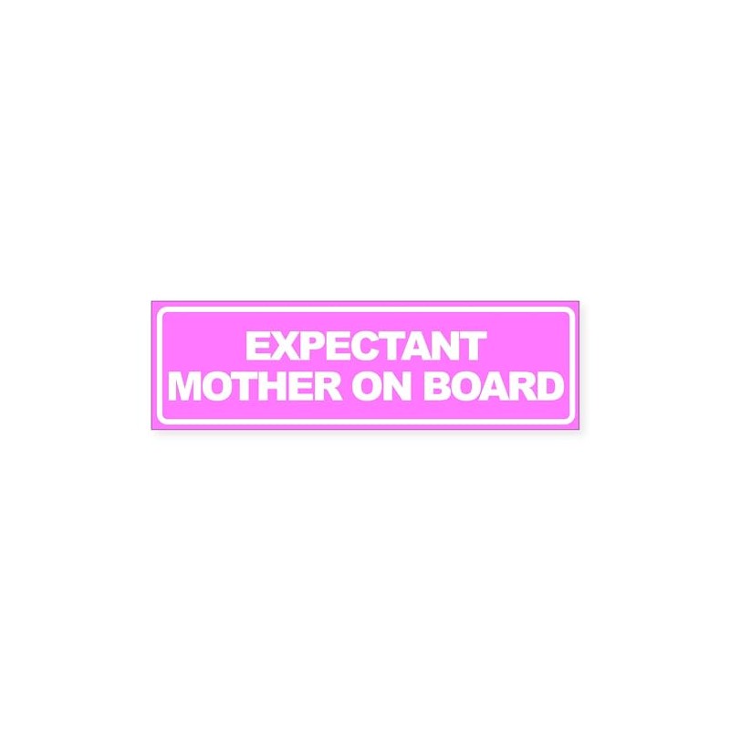 CafePress Baby On Board Car Stickers Sticker (Bumper) 10"x3" Rectangle