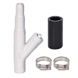 Dishwasher Drain Hose Adapter Kit - With 1/4-inch Quick Connect Fitting for a Water Filter and 7/8-inch Fitting for a Dishwasher – Compatible with ET116-001, D-25QC, DLA-D Dishwashers (1/4-inch)