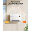 Wall Heater, Space Heater for Bedroom, 1500W PTC Fast Heating