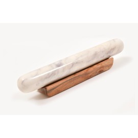 Marble Rolling Pin on Wood Base by Verve CULTURE