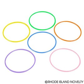 Rhode Island Novelty Neon Jelly Bracelets - Assorted Colors (2-Pack of 144)