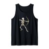 Skeleton Archer Archery Bow and Arrow Tank Top