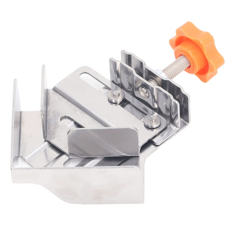 2Pcs Right Angle Clip Stainless Steel Mouth Closed 90 Degree