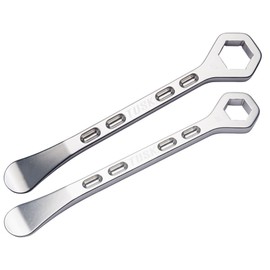 Tusk Aluminum Tire Iron with Axle Wrench Kit 22mm and 27mm - Fits: Honda Africa Twin DCT CRF1000D 2016-2018
