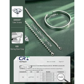 Adramata 3 Pieces Bracelet Women's Silver 925 Stackable Bracelets Set Adjustable Bracelet Snake Chain Bracelets for Women Silver Bangle Bracelet Jewellery with Gift Box